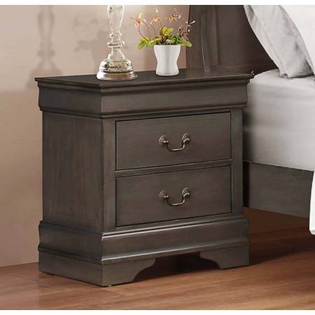 Mayville Night Stand - Stained Grey